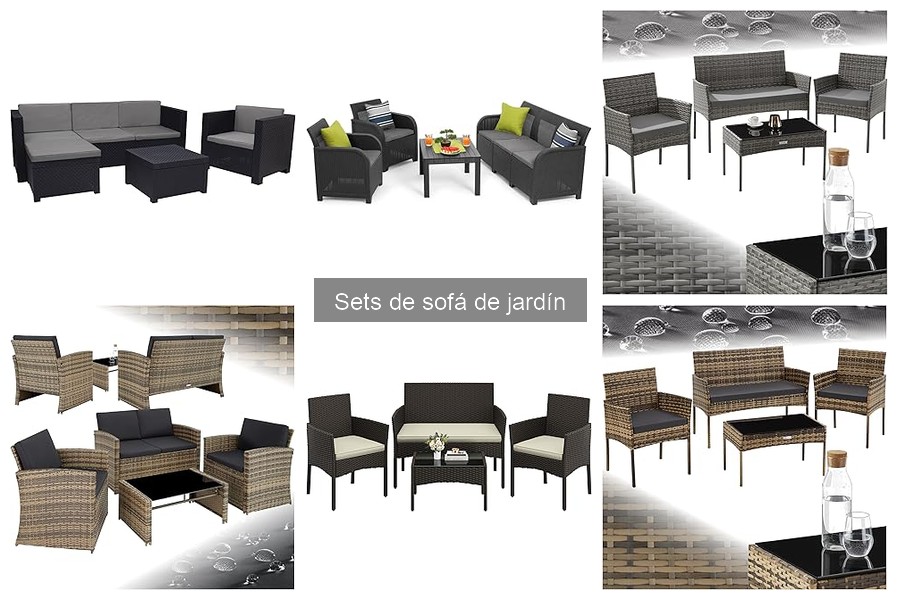 Problemas comunes con sets de sofá de jardín y soluciones