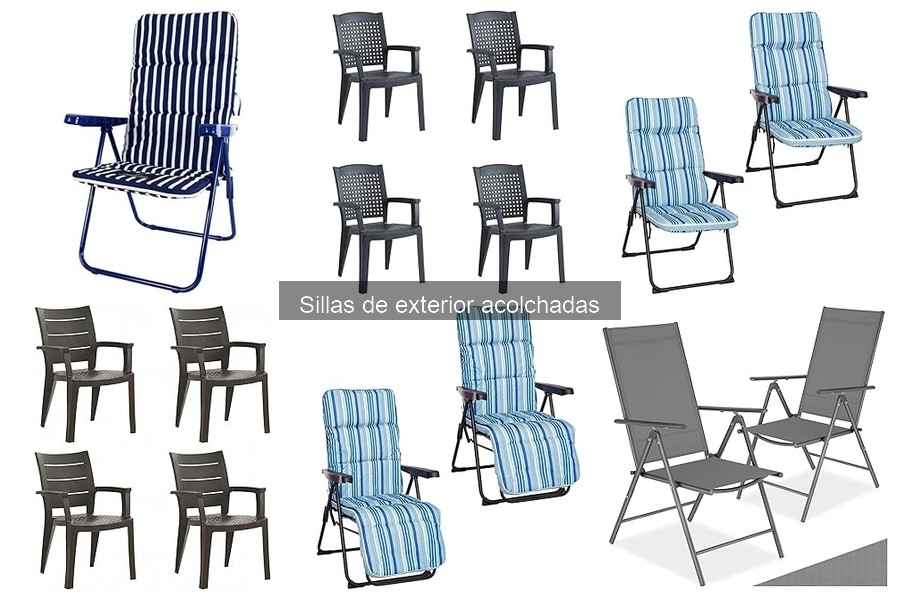 Problemas comunes con sillas de exterior acolchadas