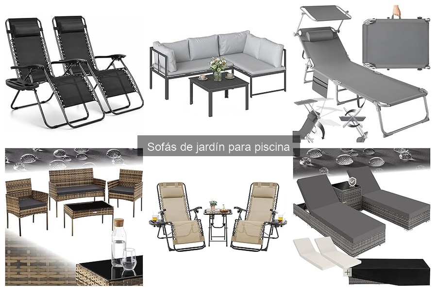Problemas comunes con sofás de jardín para piscina