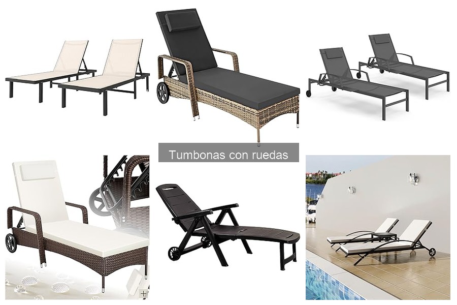 Problemas comunes con tumbonas con ruedas y soluciones efectivas