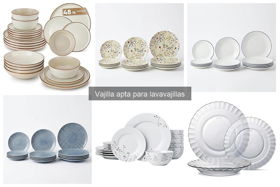 ¿Qué es la vajilla apta para lavavajillas? Características claves