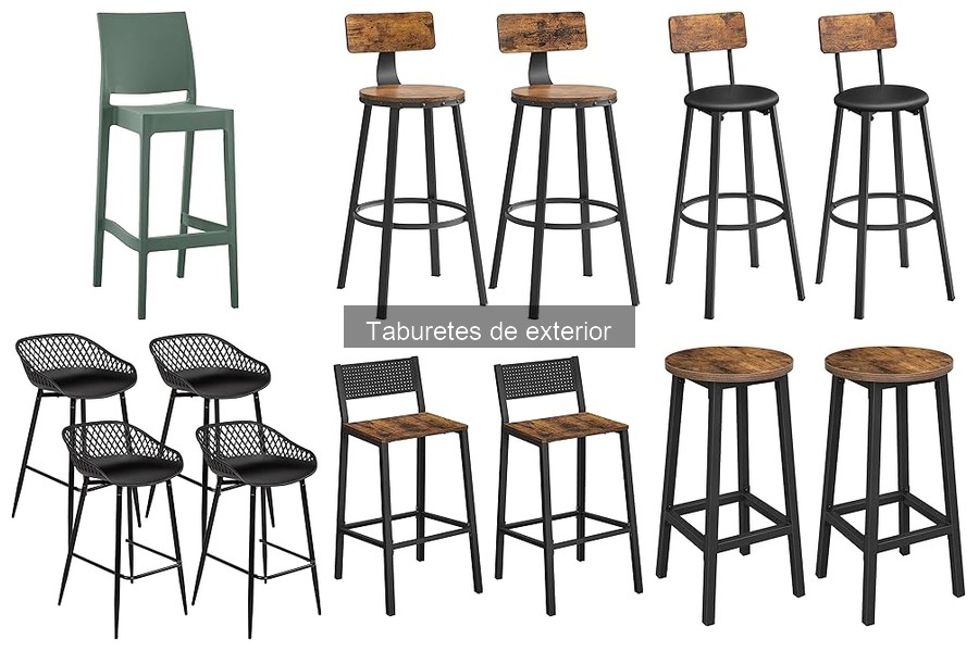 ¿Qué son los taburetes de exterior? Características y usos