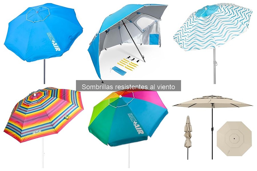 Soluciones para sombrillas resistentes al viento rotas