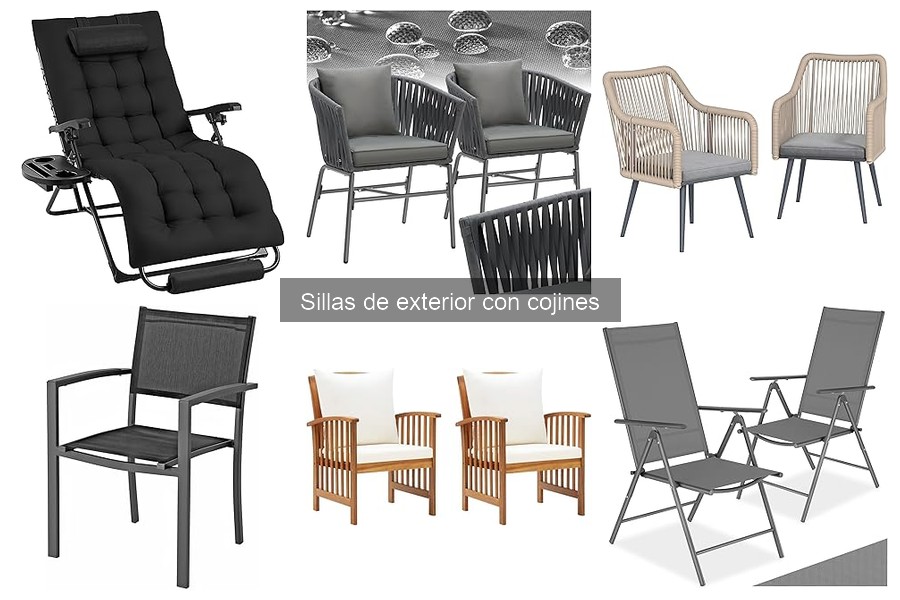 ¿Son cómodas las sillas de exterior con cojines? Guía 2023