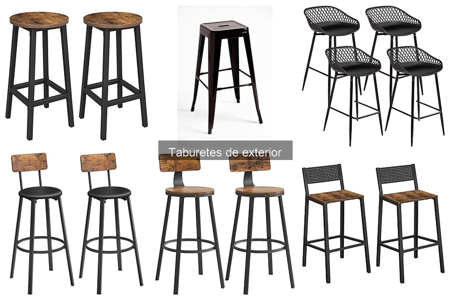 Taburetes de exterior ideales para restaurantes y bares