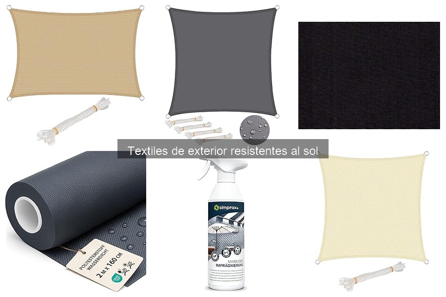 Textiles de exterior resistentes al sol: Definición y ventajas