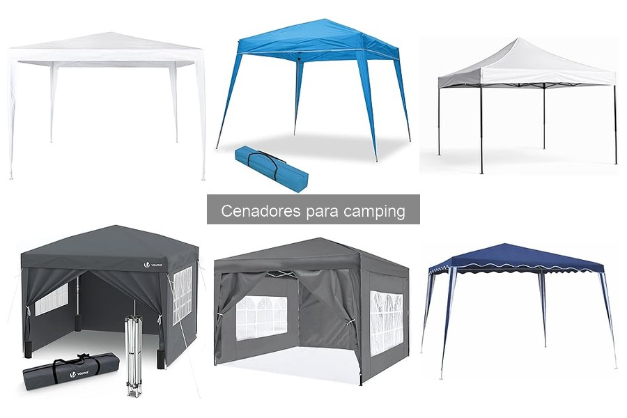 Tipos de cenadores para camping: Guía de materiales y diseños