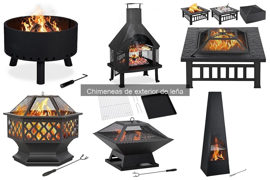 Tipos de chimeneas de exterior de leña: ventajas y desventajas