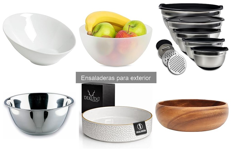 Tipos de ensaladeras para exterior: ¿cuál elegir?