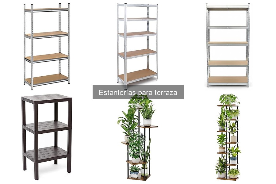 Tipos de estanterías para terraza: características y estilos