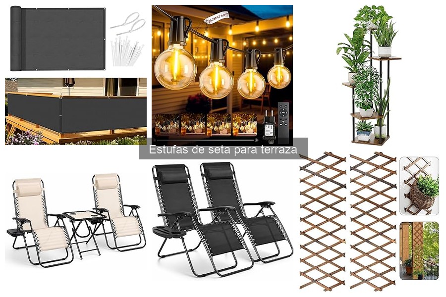 Tipos de estufas de seta para terraza: Guía completa