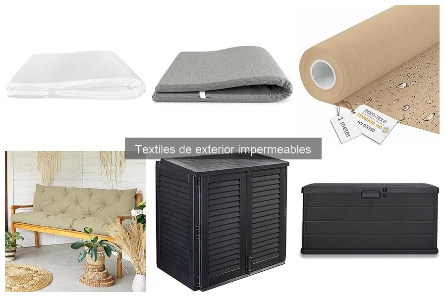 Tipos de textiles de exterior impermeables para tu jardín