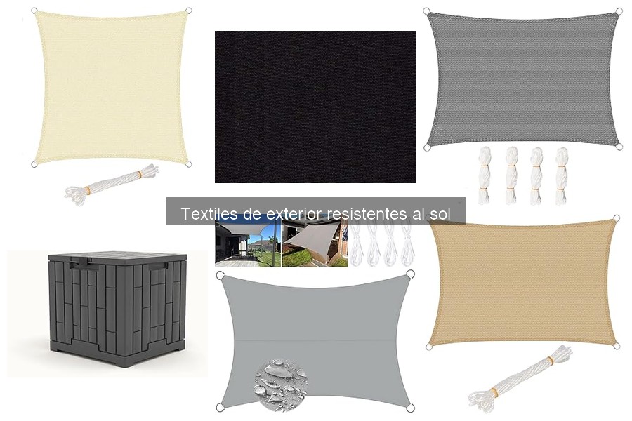 Tipos de textiles de exterior resistentes al sol