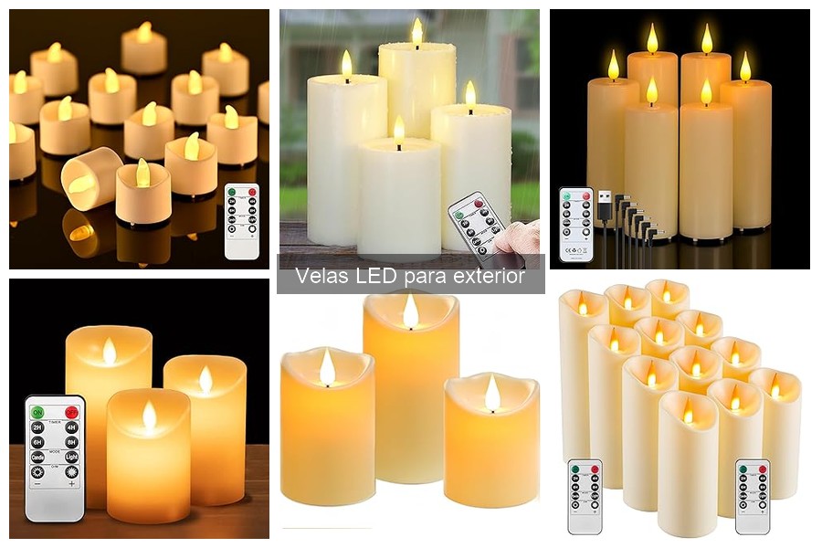 Todo sobre velas LED para exterior: características y ventajas