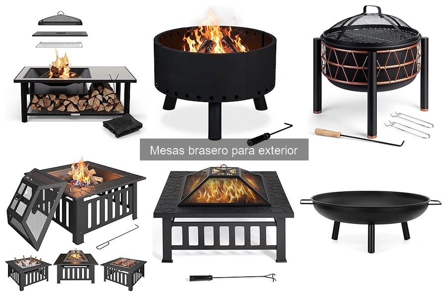 Ventajas de las mesas brasero para exterior en tu jardín