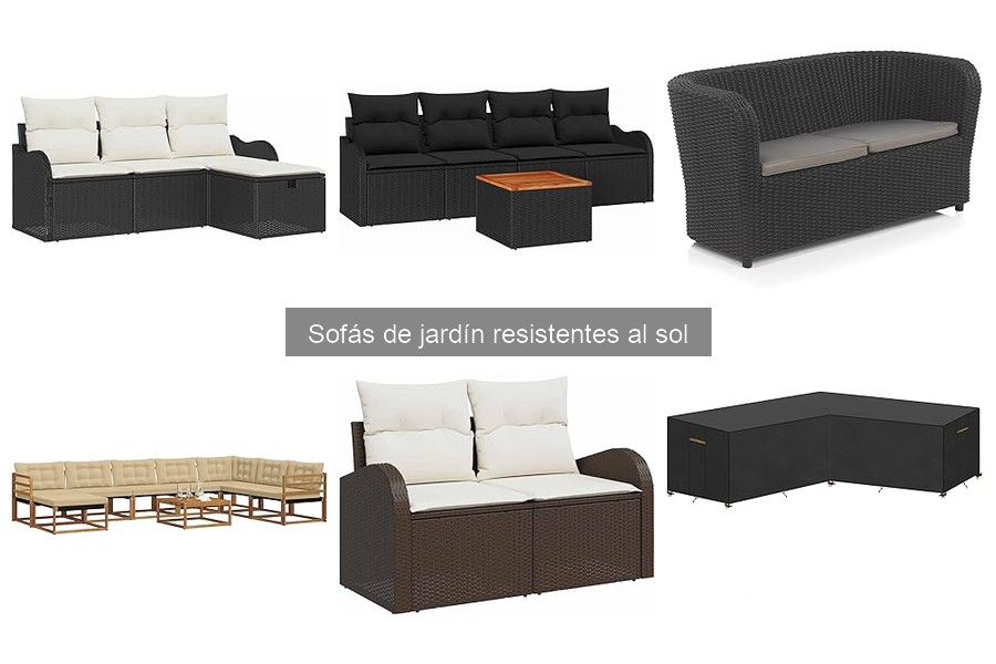 Ventajas de los sofás de jardín resistentes al sol