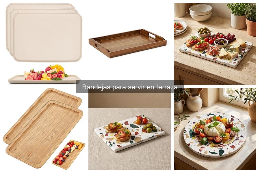 Ventajas de usar bandejas para servir en terraza