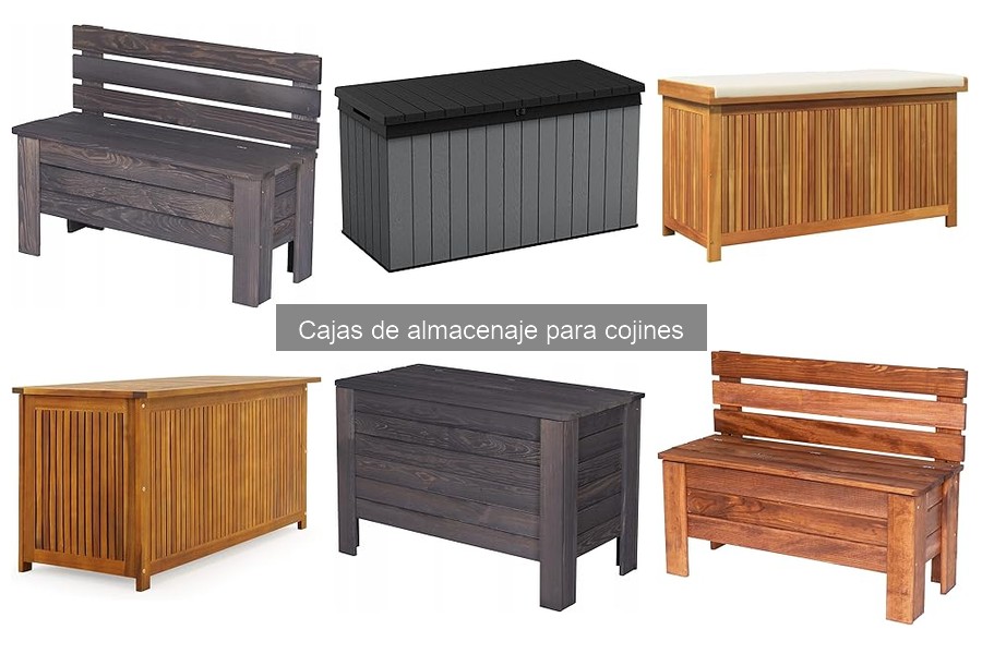 Ventajas de usar cajas de almacenaje para cojines en exteriores
