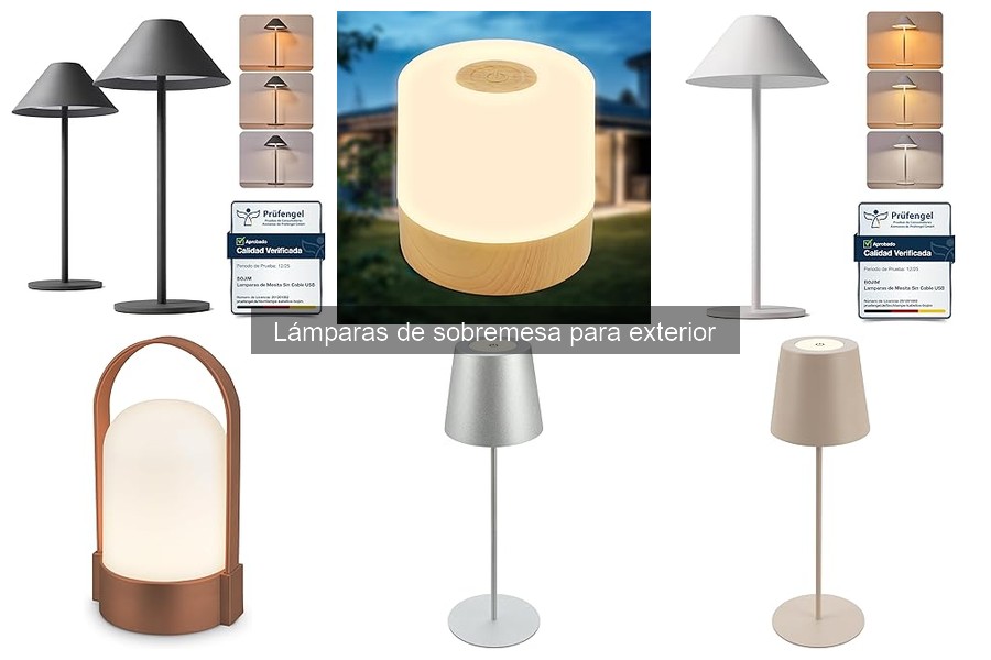 Ventajas y desventajas de las lámparas de sobremesa exterior