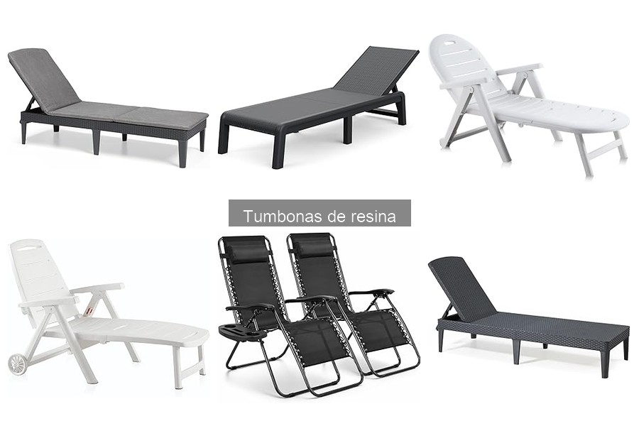Ventajas y desventajas de las tumbonas de resina