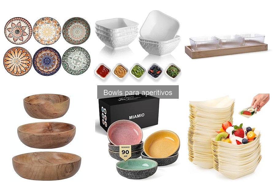 Ventajas y desventajas de los bowls para aperitivos
