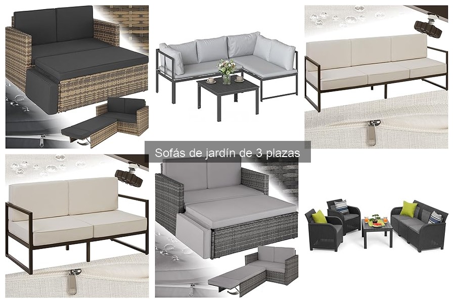Ventajas y Desventajas de Sofás de Jardín de 3 Plazas