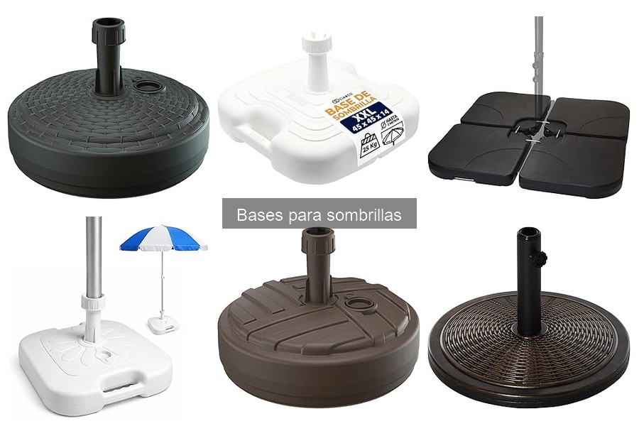 Ventajas y desventajas de usar bases para sombrillas